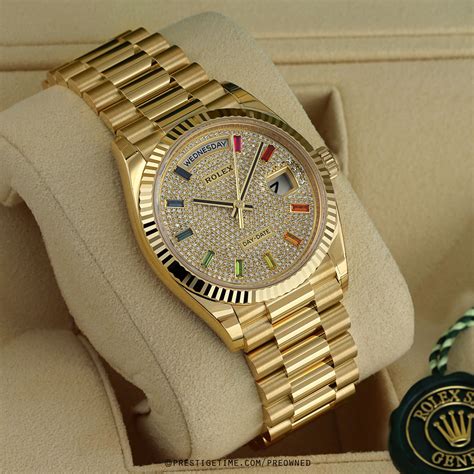 rolex day-date 36 dials for sale|pre owned rolex day date.